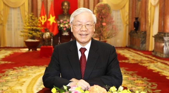 Генеральный секретарь ЦК КПВ, Президент Вьетнама Нгуен Фу Чонг. 