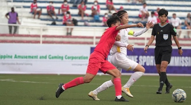 Матч завершился со счетом 4:3 в пользу сборной Мьянмы. Фото: Федерация футбола Вьетнама