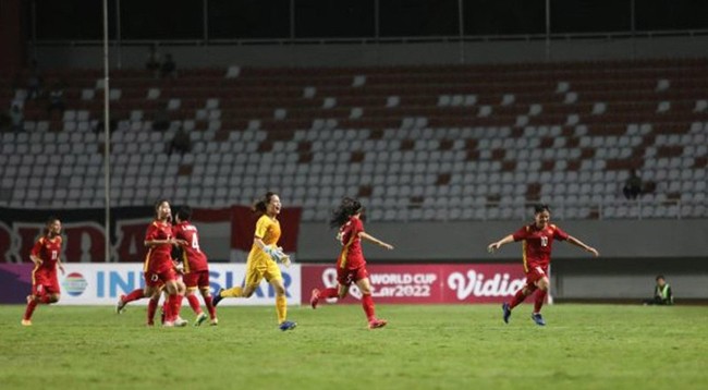 Игроки Вьетнама празднуют гол. Фото: Федерация футбола Вьетнама
