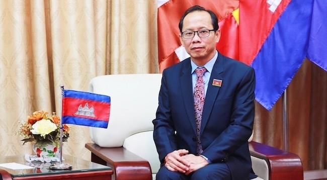 Посол Камбоджи во Вьетнаме Чай Навут. Фото: VOV