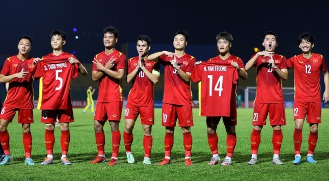 Сборная U19 Вьетнама. Фото: Федерация футбола Вьетнама