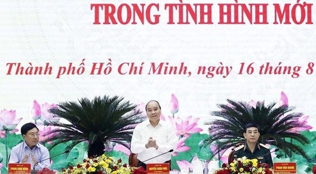 Президент Вьетнама Нгуен Суан Фук выступает на конференции. Фото: VNA